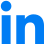 אייקון לינקדין כחול